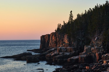 First Light on Otter Cliffs